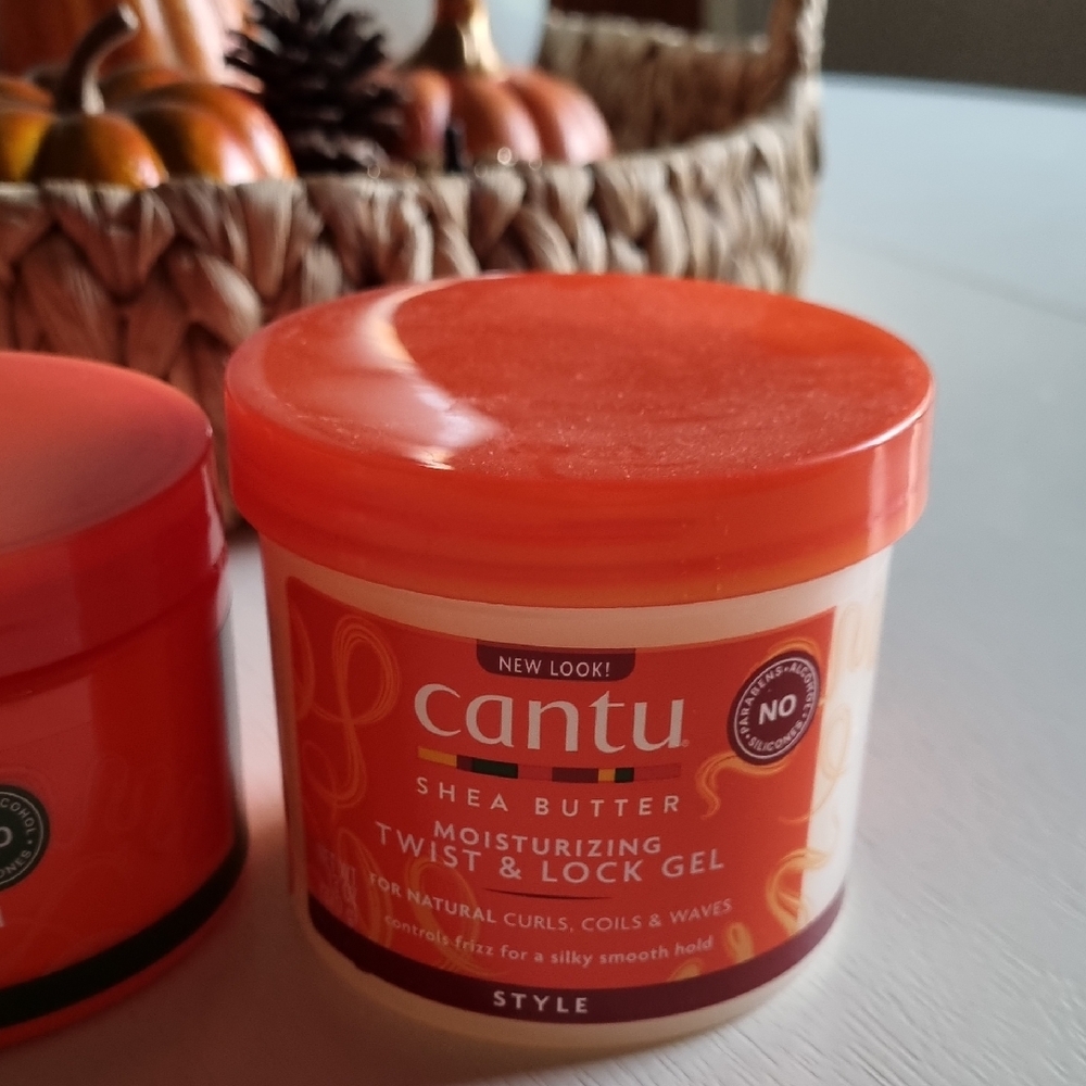 Cantu Shea Butter Twist & Lock Gel - Orange